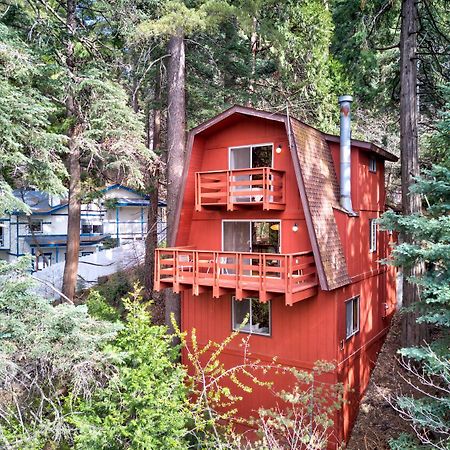 Pet & Kid Friendly Cozy Cabin, Bbq, Firepit, Outdoor Dining, Forest Views Lake Arrowhead Kültér fotó